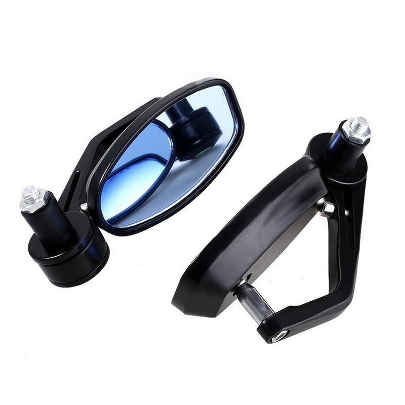 7/8" Motorcycle CNC Handlebar Bar End Rearview Side Mirrors for Yamaha MT07 MT09