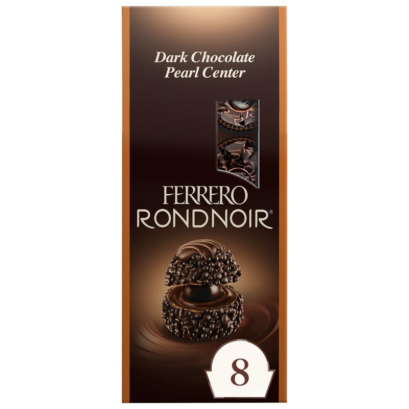 8 Ct Ferrero Rondnoir Premium Gourmet Dark Chocolate Individ
