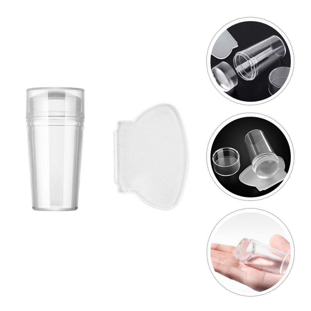 1 Set Nagelstampfer Fine Nice Chic Tool Silikondichtung Geschenk Nagelschaber