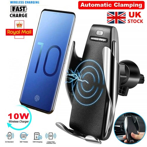 Details about 360° Rotate Wireless Auto Clamping Car Fast Charger Phone Holder Air Vent Mount Details about 360° Rotate Wireless Auto Clamping Car Fast Charger Phone Holder Air Vent Mount