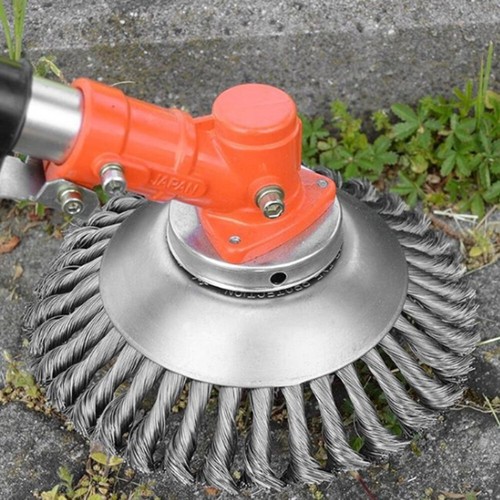 Schneidmesser Drahtbürste Unkrautschneider Trimmer Zubehör Rasentrimmer Kopf DE