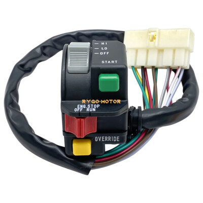 Handlebar Switch Start Stop Override Headlight for Polaris Big Boss 400L 500 6x6
