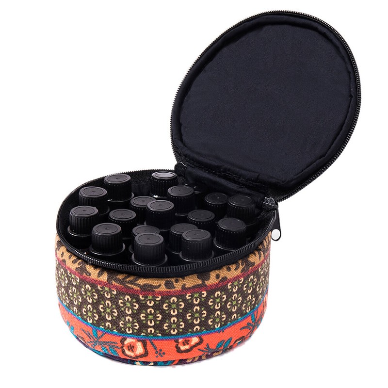 Organizer Canvas Fragrance Bag Storage Case Essence Holder