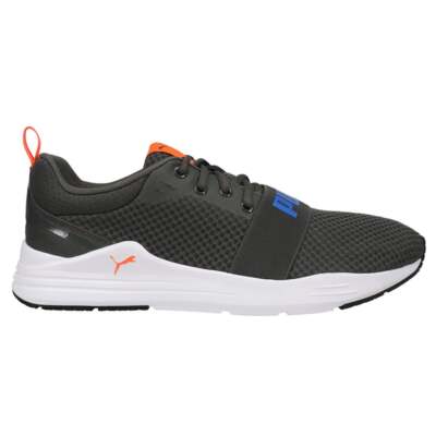 

Мужские серые кроссовки Puma Wired Run Lace Up Повседневная обувь 382720-02, Grey, Puma Wired Run Lace Up