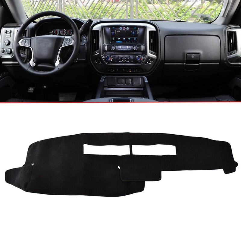 Car Dash Mat Dashboard Cover Dashmat Black For Chevrolet Silverado 1988