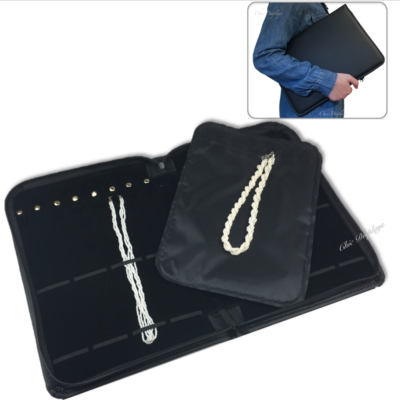 Jewelry Necklace Case Jewelry Portfolio Jewelry Presentation Pendant Organizer 