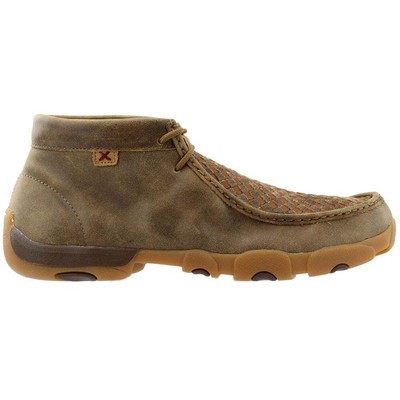 

Мужские повседневные ботинки Twisted X Driving Moccasin Chukka в клетку, размер  2E, MDM003, Коричневый, Twisted X Driving Moccasin Checkered Chukka