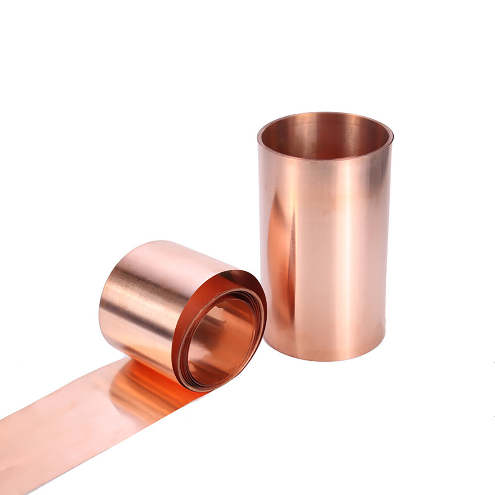 99.9% Copper Plate Metal Art Material DIY Handmade Pure Copper Metal Sheet Foil Thickness0.1/0.15mm