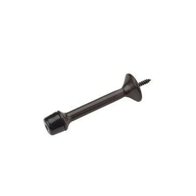 Oil Rubbed Bronze Door Stop 3 Inch Decorative Wall Protector Easy Install 2 Pack