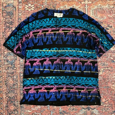 EUC vintage LA Destination all of block painted print short sleeve T Size 3XL