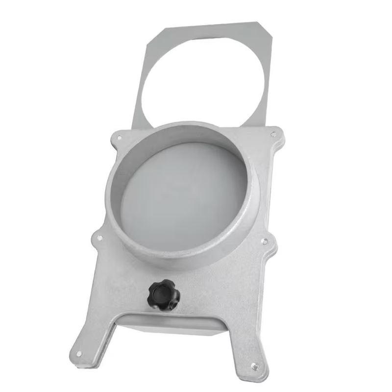 Aluminum Blast Gate 6in Dust Collector Fitting Self Cleaning Clog Proof