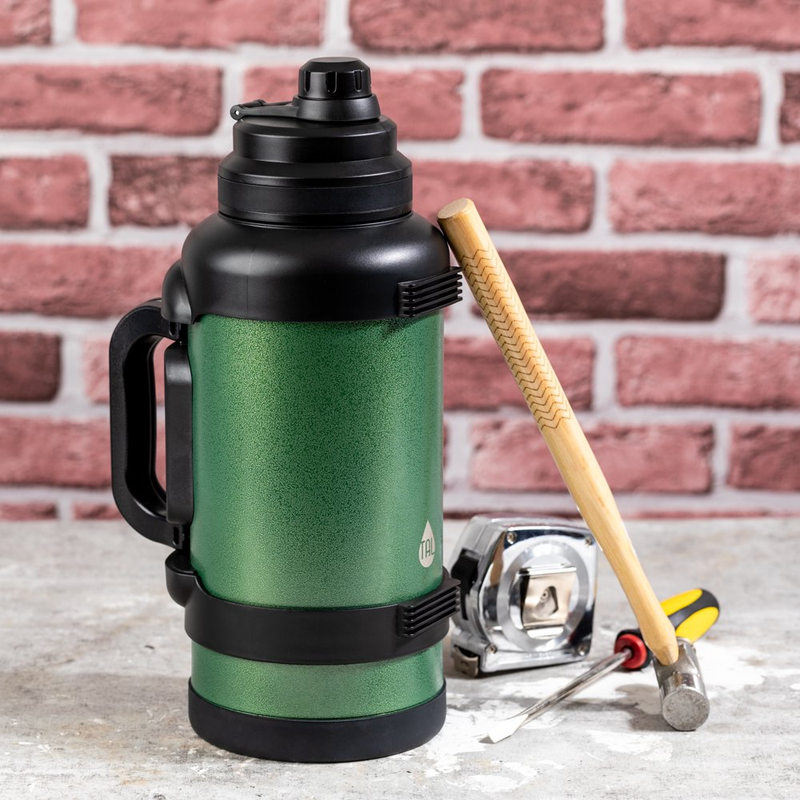 Double Wall Insulated Stainless Steel Zeus Water Bottle Hot Cold Beverages