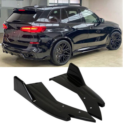 Black Sport Rear Bumper Spoiler Splitter Lip Diffuser For BMW X Series