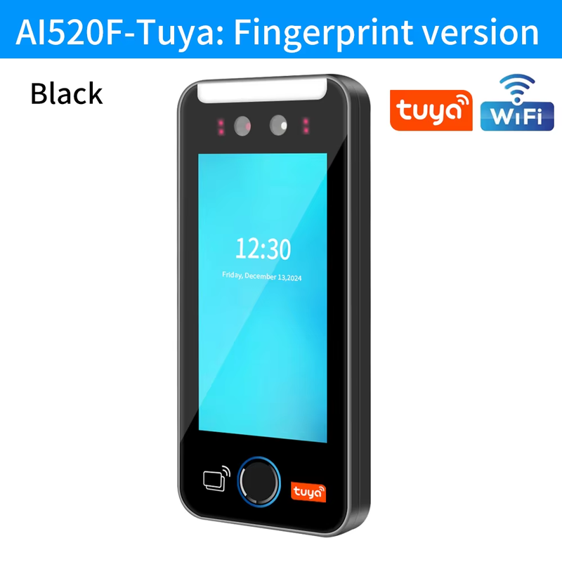 Tuya WIFI APP AI Dynamic Biometric Fingerprint Face Recognition Attendance Acces