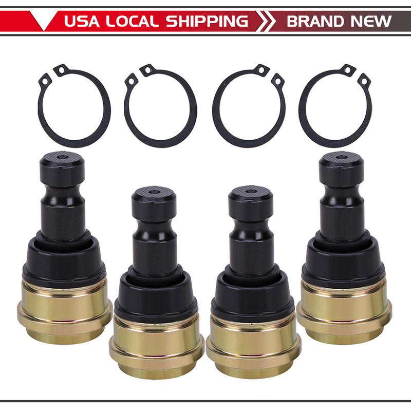 4 SET Style Upper Lower Front Ball Joints for Polaris Ranger 800 4x4 6x6 XP Crew