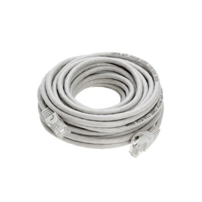 CAT6e / CAT6 Network Patch Cable RJ-45 Ethernet LAN Cable Gray 25FT - 200FT LOT
