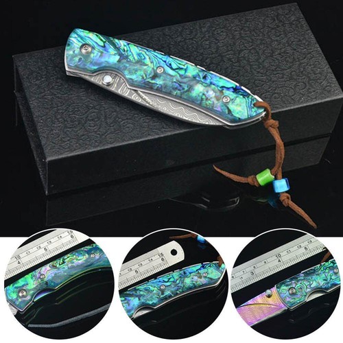 Abalone Shell Knife Handle Acrylic Scale Slabs DIY Making Knives Plate USA
