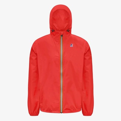 

Куртка с капюшоном Мужская K-WAY K004BD0 Le Vrai 3.0 Claude Jacket Kway Водонепроницаемая, Red