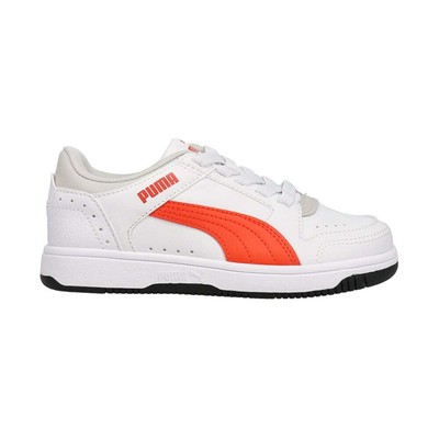 

Кроссовки для мальчиков Puma Rebound Joy Low Ac на шнуровке, размер 11 M, повседневные кроссовки Sh, Белый, Puma Rebound Joy Low Ac Trainer Lace Up Youth