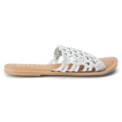 

Женские белые повседневные сандалии BEACH by Matisse Anchor Slide ARUBA-100, Белый, BEACH by Matisse Anchor Slide