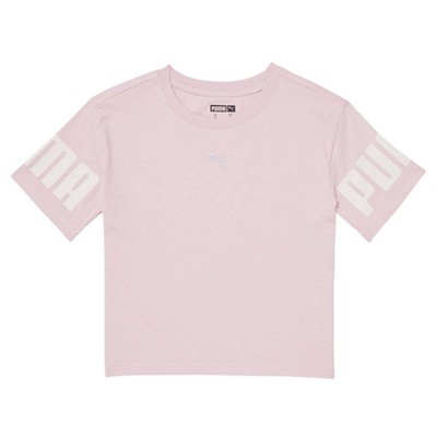 

Футболка Puma 858658-02 Infant Girls Luminous Pack с круглым вырезом и короткими рукавами, Розовый, Puma Luminous Pack Crew Neck Short Sleeve