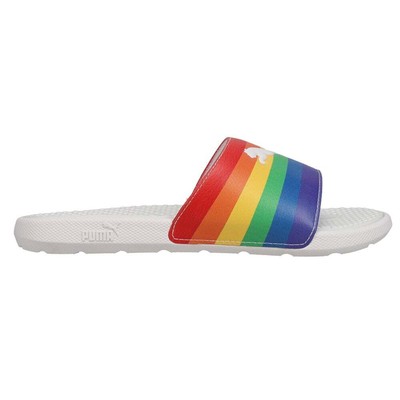 

Белые повседневные сандалии Puma Cool Cat Rainbow Ii Bx Slide Youth Boys 382812-01, Белый, Puma Cool Cat Rainbow Ii Bx Slide Youth