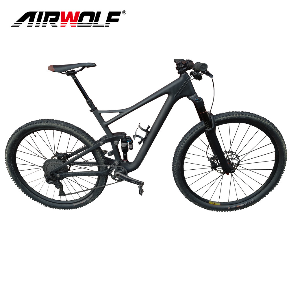Kohlenstoff Suspension Mtb Rahmen 29er Mountain Bike Enduro FramesetGabel 1519