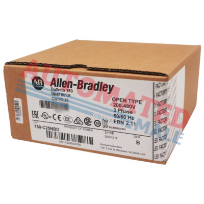New SMC-3 25A Smart Motor Controller 150-C25NBD Sealed Allen-Bradley