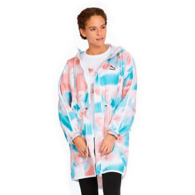 

Puma Cloud Pack Aop Parka Womens Blue, Pink Пальто Куртки Верхняя одежда 596844-14, Puma Cloud Pack Aop Parka