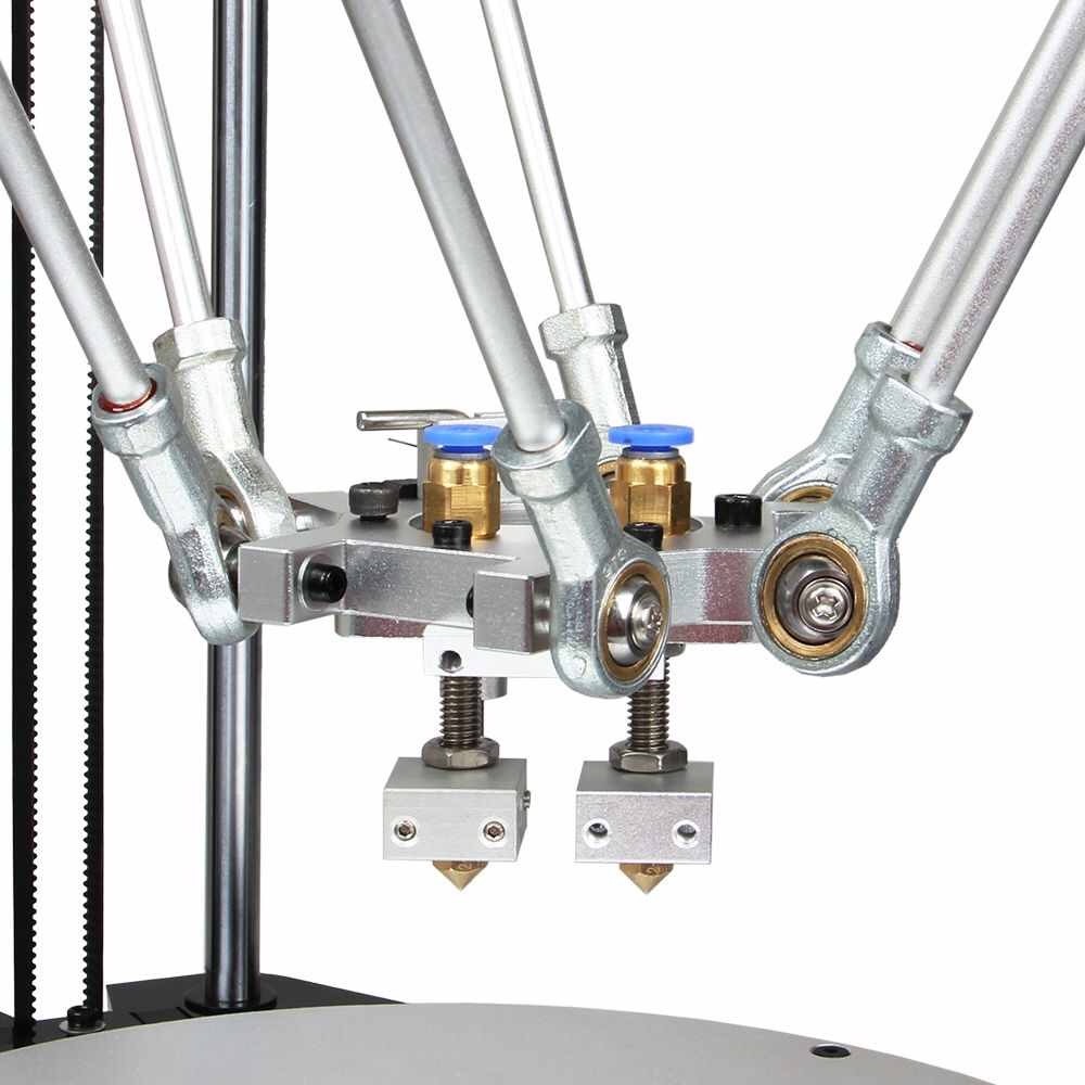 GEEETECH Kossel Delta Rostock 3D Printer Metal Dual Print ...