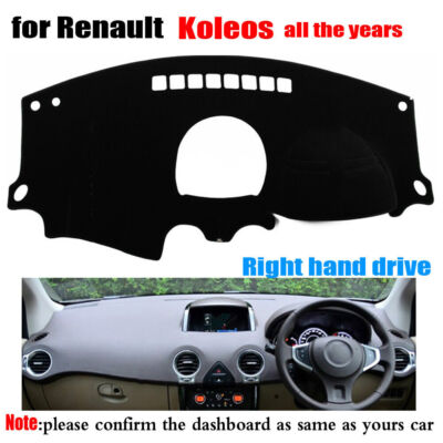 Interior Dashboard Carpet Sun Shade Protective Pad Cover For RHD Renault Koleos