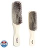 Giorgio Gentle Detangler Hair Brush - Dual Length Bristles, Scalp Massager and Travel Brush for Fine to Thick Hair, Wet or Dry