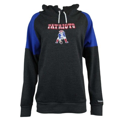 Mitchell & Ness New England Patriots Holiday Hoodie Женская серая повседневная верхняя одежда