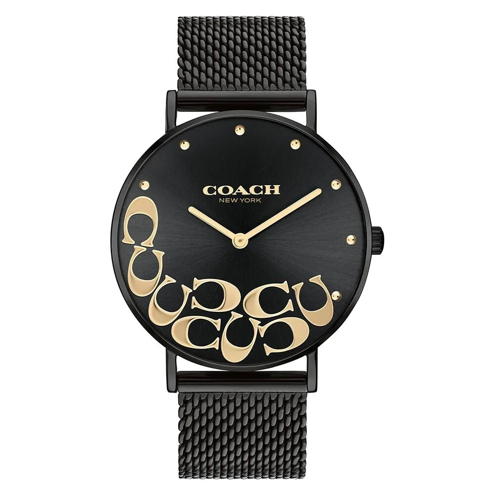 COACH 14503826 PERRY BLACK DIAL STAINLESS WOMEN'S WATCH | eBay