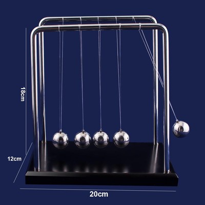 Newton S Cradle Physics Balance Balls Pendulum 5 Metal Balls Desk