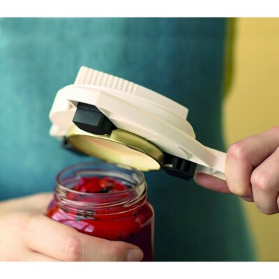 368516 Ouvre-bocal réglable 2 en 1 avec décapsuleur WelkHome Multi Opener