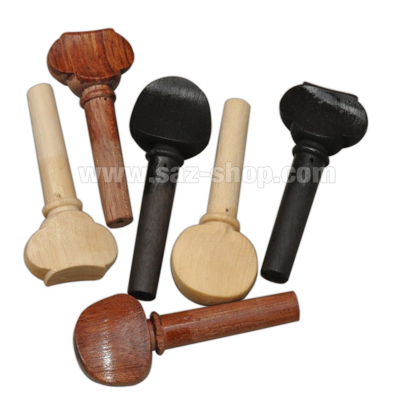 Saz Baglama Burgusu Wood Pegs Lute Holzwirbel Laute Wirbel Burgu