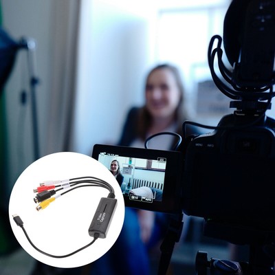  Av Capture Card USB Video for Phone Vhs to Digital Live Stream Record