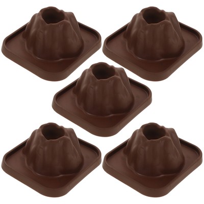  5 Pcs Volcano Eruption Toy Aquarium Ornament Model Shell Volcanic Work