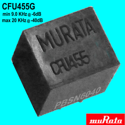 Murata 455 KHz 4-Element IF FILTER +/- 4.5 KHz BW (9 KHz) AM/SW ** USA SELLER **