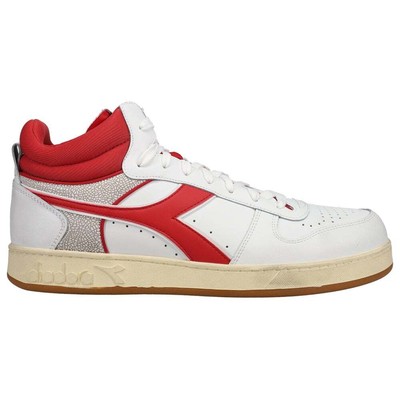 

Diadora Magic Basket Demi Cut Icona Lace Up Sneaker Мужские белые кроссовки Casual S, Белый, Diadora Magic Basket Demi Cut Icona Lace Up Sneaker