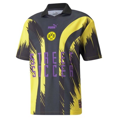 

Мужская футбольная майка Puma Bvb с коротким рукавом, размер  75880903, Black;yellow, Puma Bvb Short Sleeve Street Shirt Soccer Jersey