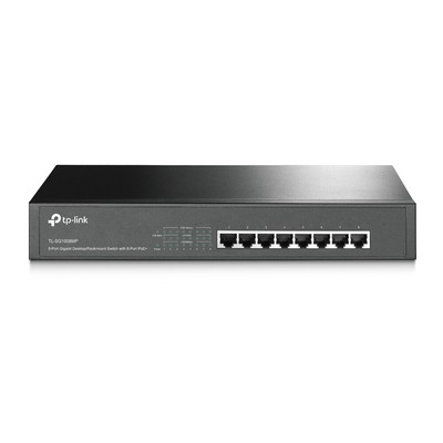 Tp-Link TL-SG1008MP 8-Port Gigabit PoE+ Switch 124W Power Budget 1U