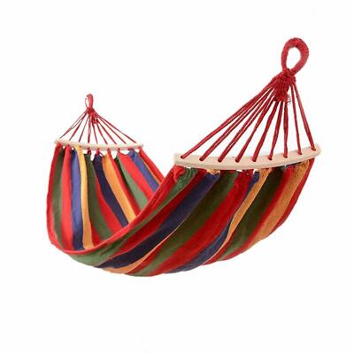 Portable Double 2 Person Nylon Parachute Outdoor Camping Hammock Hanging Swing