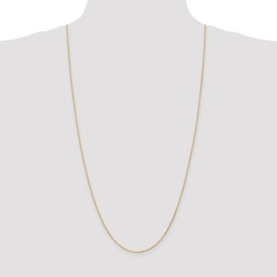 Pre-owned Superdealsforeverything 14k Yellow Gold 1.0mm Diamond Cut Wheat Chain; 30 Inch