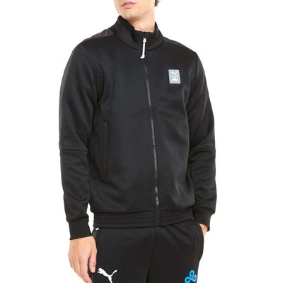 

Puma Cloud9 Full Zip Track Jacket Мужские черные пальто Куртки Верхняя одежда 532385-01, Черный, Puma Cloud9 Full Zip Track Jacket
