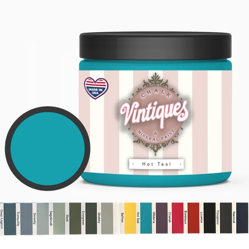 Chalk & Mineral Paint plus color card, Matte Finish- Easy