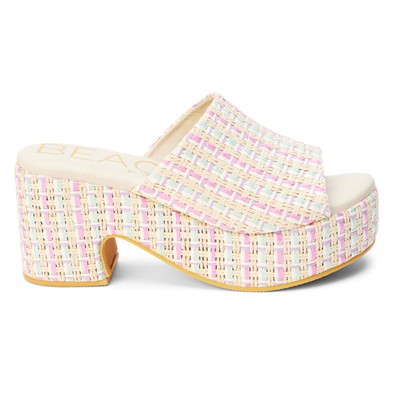 Женские повседневные босоножки на платформе BEACH by Matisse Terry бежевого, розового, белого цветов TERRY-