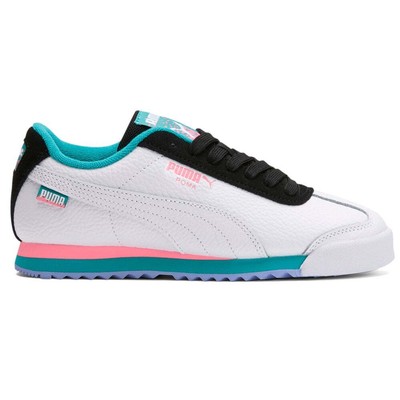 

Белые кроссовки Puma Roma Basic Fandom на шнуровке для молодых девушек, повседневная обувь 38917601, Белый, Puma Roma Basic Fandom Lace Up Youth