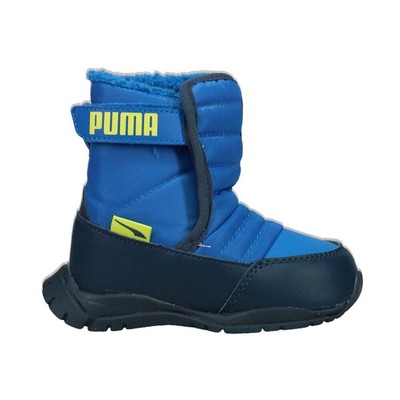 Синие повседневные ботинки Puma Nieve Snow Infant Boys 380746-01